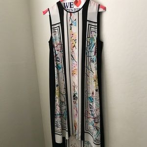 BCBGMAXAZRIA McKayla Scarf Print Dress